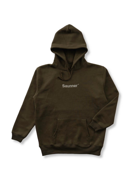 Saunner ™ Logo Hooded Sweatshirt -  Olive