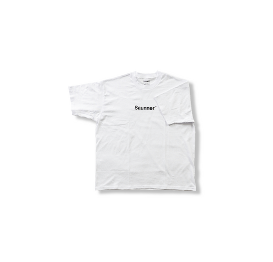 Saunner ™ Logo Tee - White