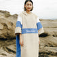 Saunner™️ Multi-Color Poncho - Blue/Beige