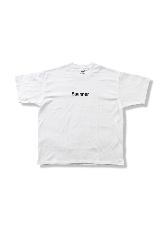 Saunner ™ Logo Tee - White