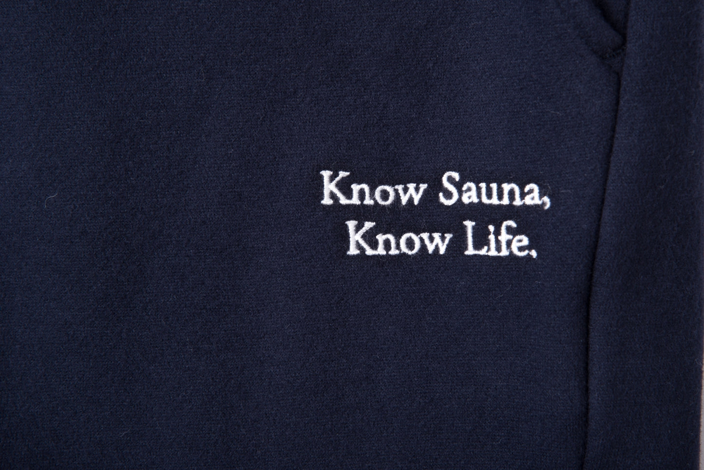 One Mile Sauna Wear”Know Sauna,Know Life”-Autumn/Winter Edition- Pants - Navy