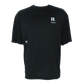 AFTWATER/ MESH BIG TEE - Black