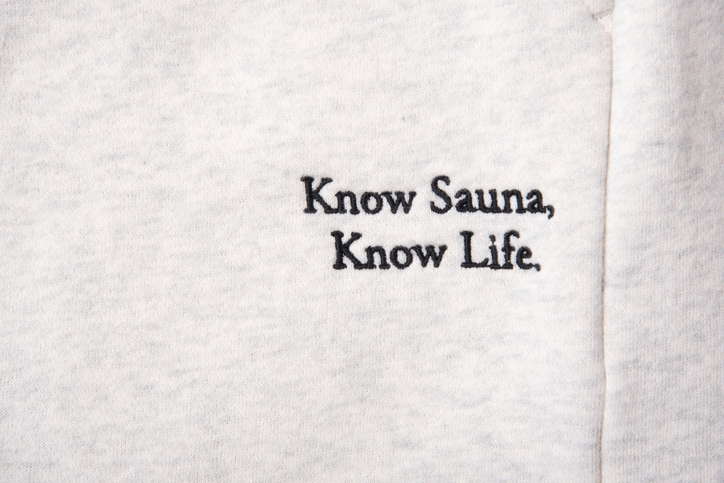 One Mile Sauna Wear”Know Sauna,Know Life”-Autumn/Winter Edition- Pants - Heather Gray