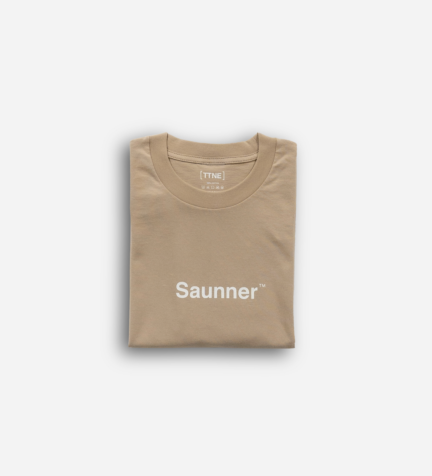 Saunner ™ Logo Tee-Beige