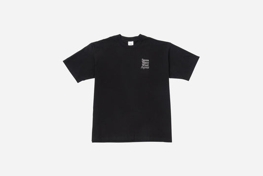 One-point Logo Tee"Repeat" Black-Black