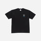 One-point Logo Tee"Repeat" Black-Blue