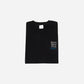 One-point Logo Tee"Repeat" Black-Blue