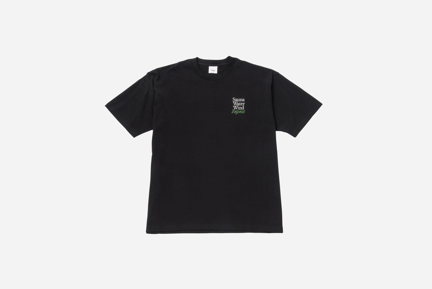 One-point Logo Tee"Repeat" Black-Green