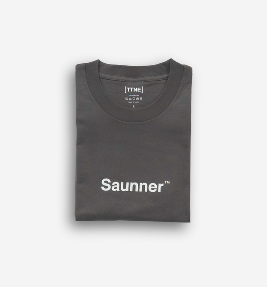 Saunner ™ Logo Tee - Dark Gray