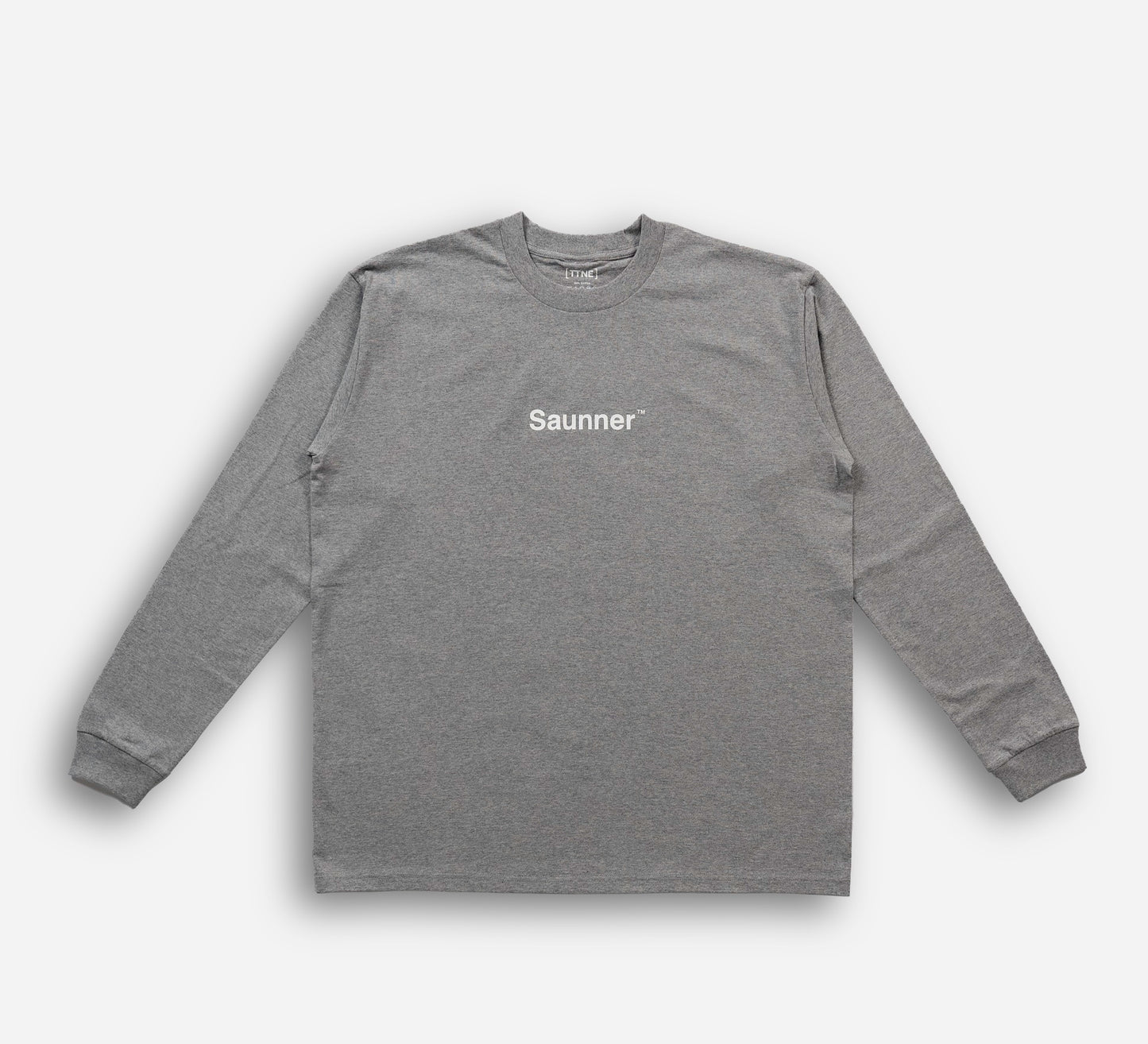 Saunner ™ Logo Long Sleeve Tee - Gray