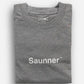 Saunner ™ Logo Long Sleeve Tee - Gray