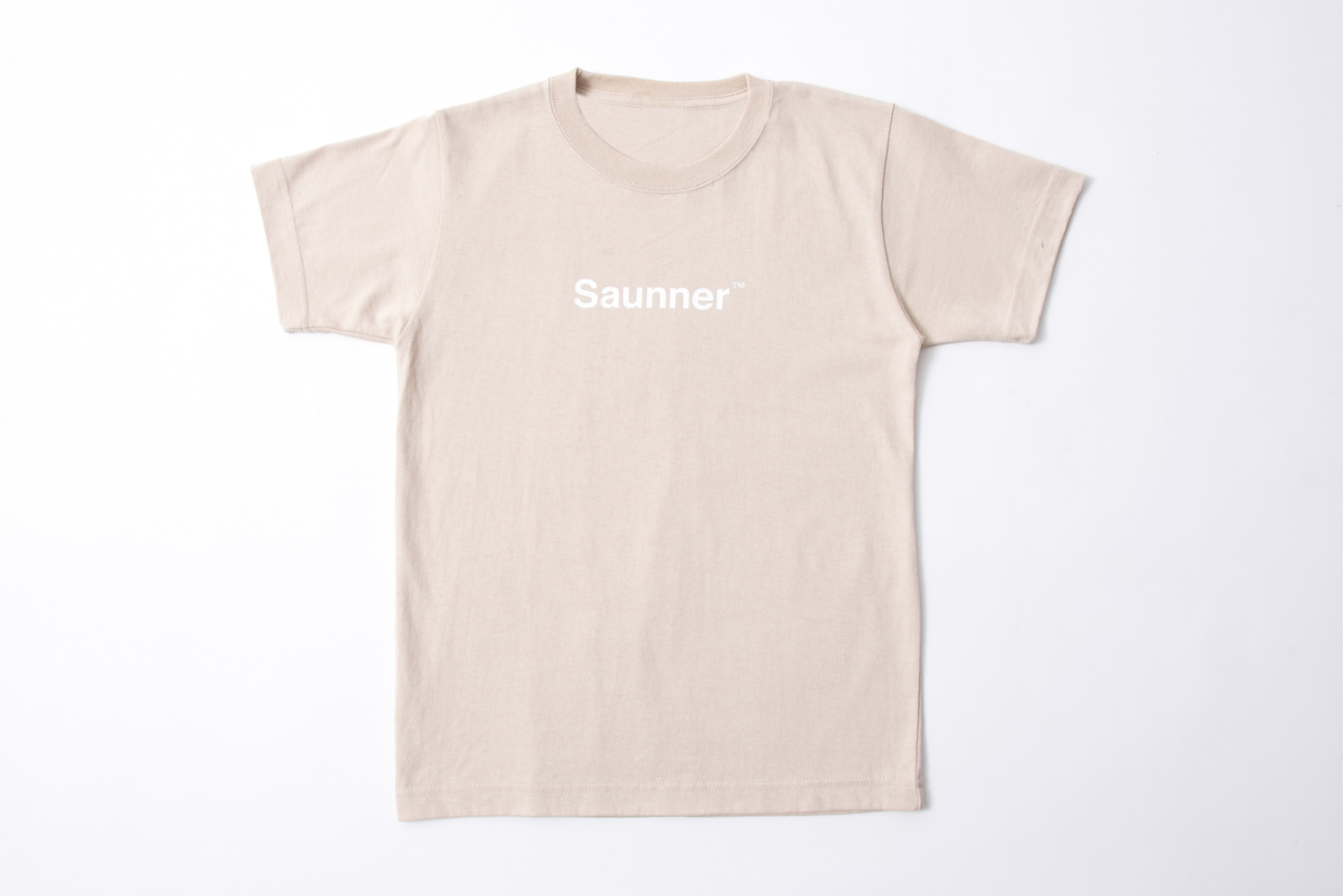 Saunner™️ Logo Tee for Kids - Beige