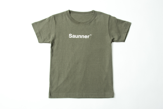 Saunner™️ Logo Tee for Kids - Olive