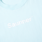 Saunner™️ Logo Tee for Kids - Mint Blue