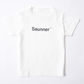 Saunner™️ Logo Tee for Kids - White