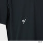 AFTWATER/ MESH BIG TEE - Black