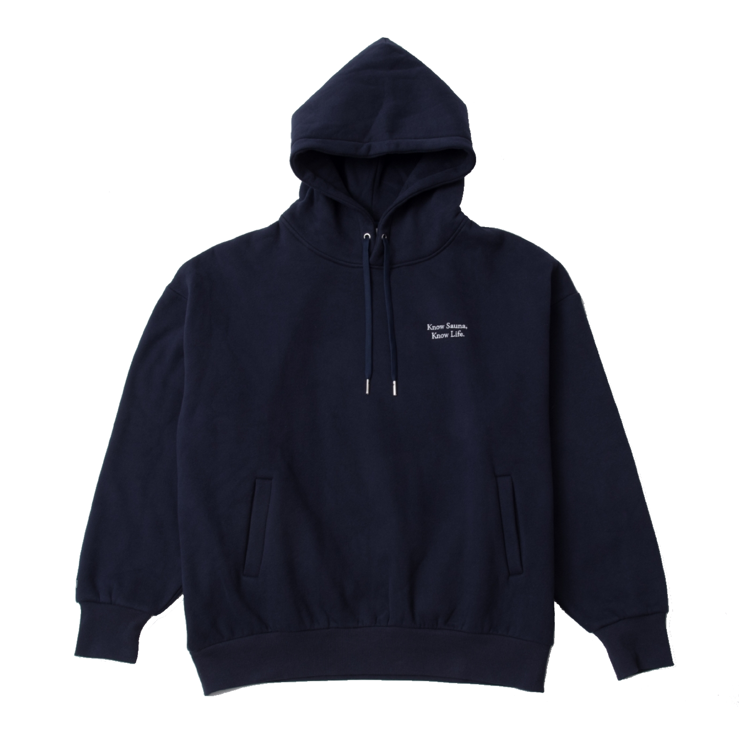 One Mile Sauna Wear”Know Sauna,Know Life”-Autumn/Winter Edition- Hoodie - Navy