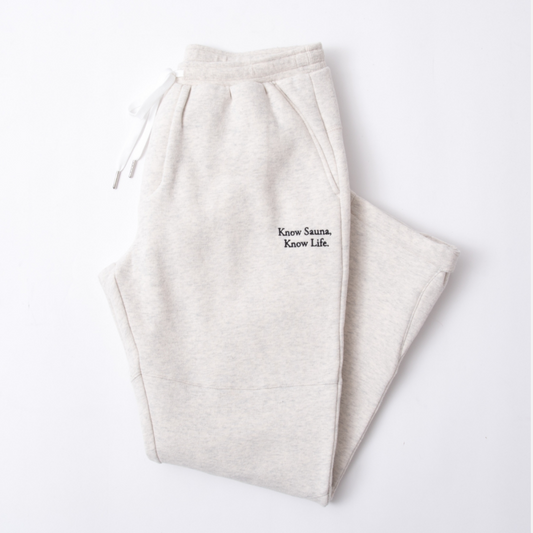 One Mile Sauna Wear”Know Sauna,Know Life”-Autumn/Winter Edition- Pants - Heather Gray