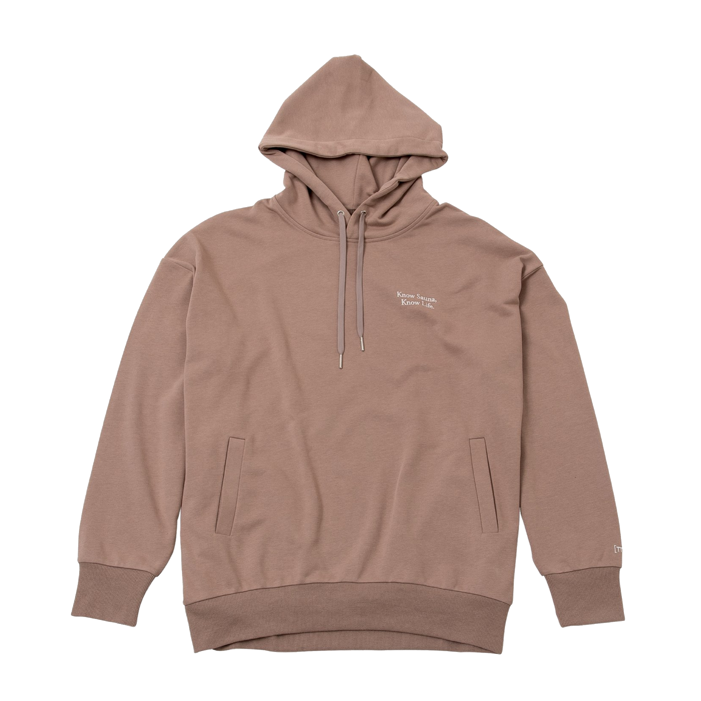 One Mile Sauna Wear”Know Sauna,Know Life” Hoodie - Beige