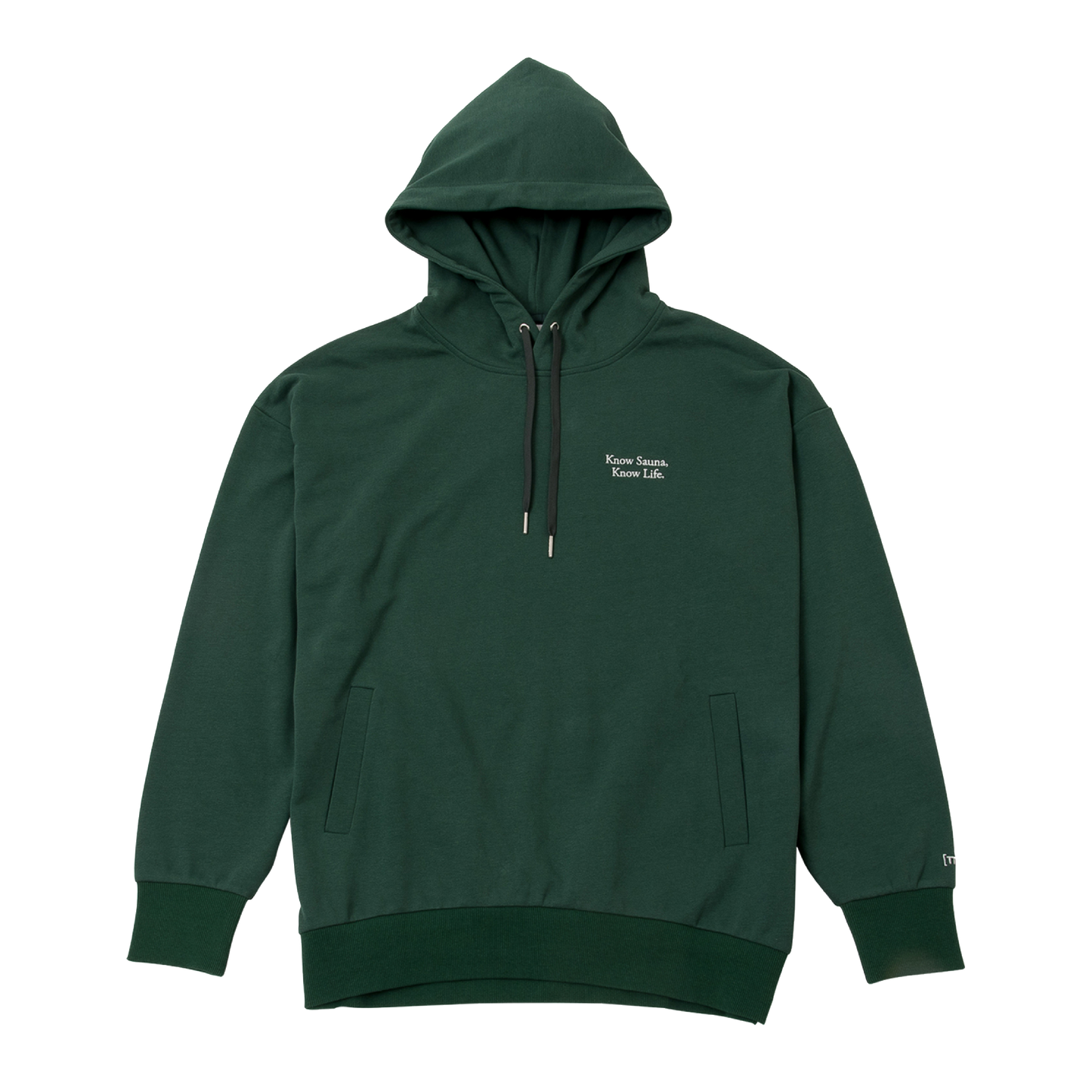 One Mile Sauna Wear”Know Sauna,Know Life” Hoodie - Deep Green