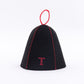 T icon Multi-Color Sauna Hat - Red/Black