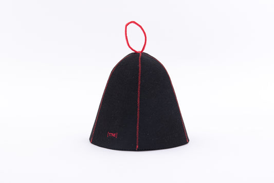 T icon Multi-Color Sauna Hat - Red/Black