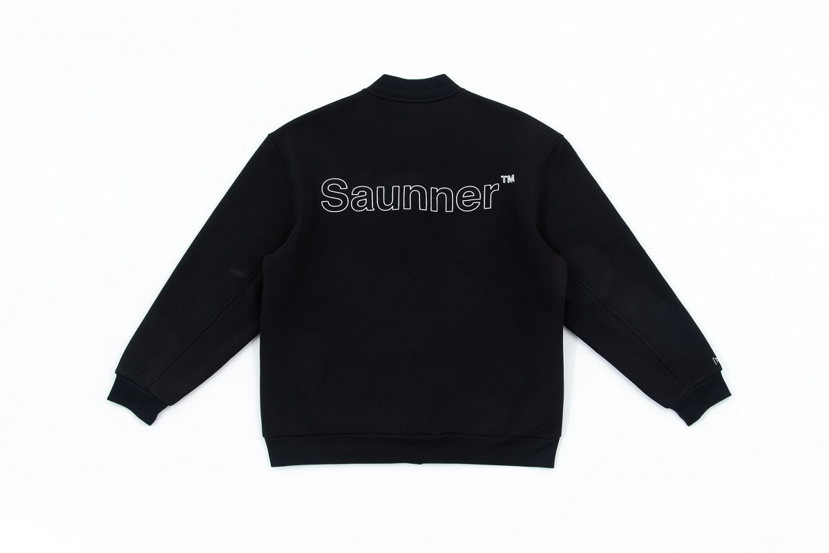 Saunner™️ Back to Black Sweat Snap Jacket