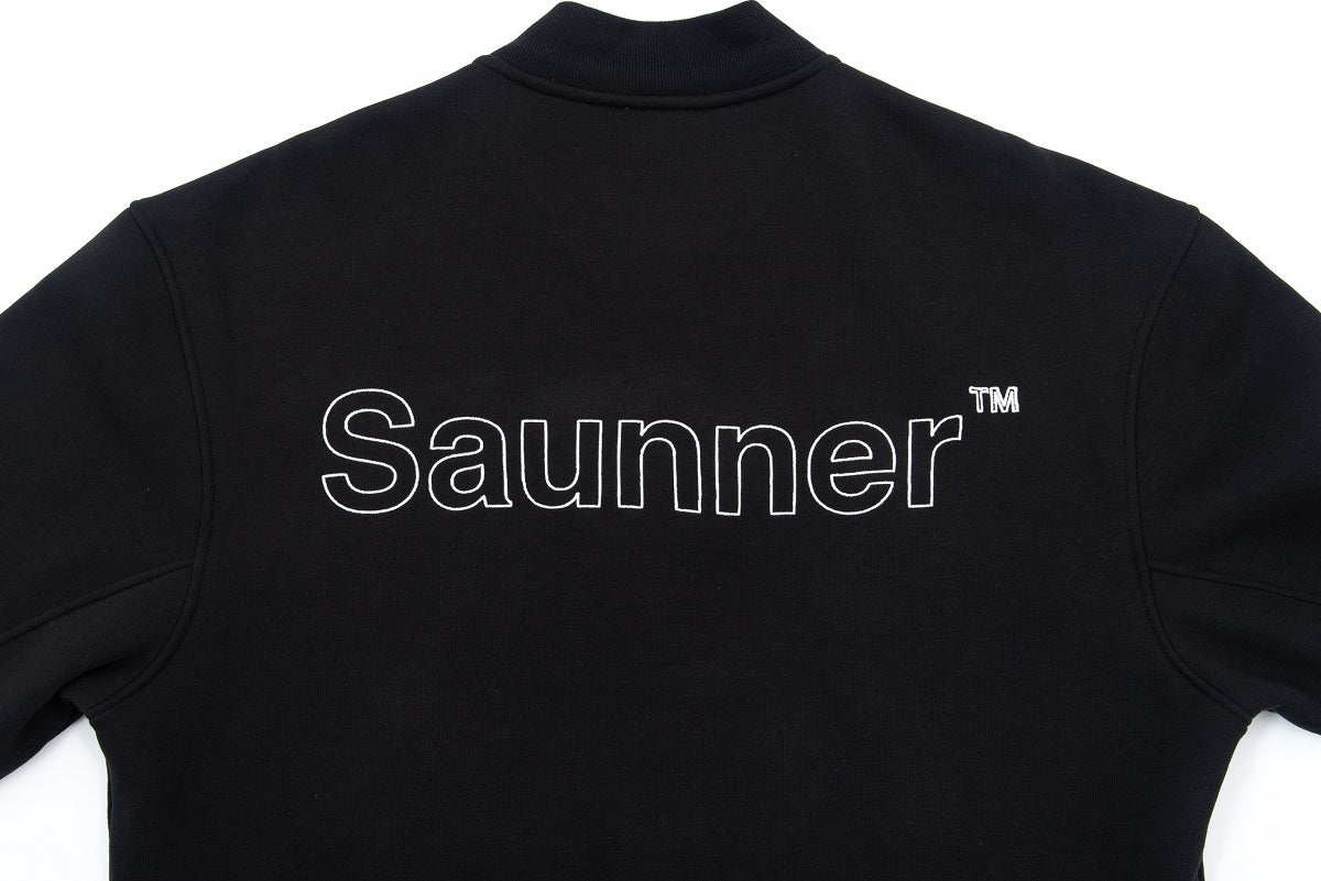 Saunner™️ Back to Black Sweat Snap Jacket