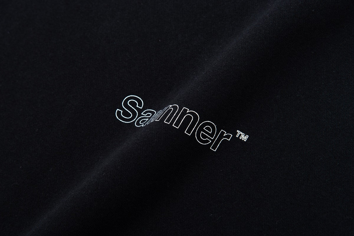 Saunner™️ Back to Black Crewneck Sweatshirt