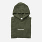 Saunner™️ Logo Hoodie Poncho Olive