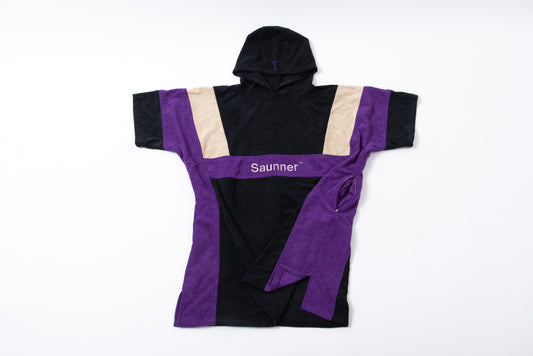 Saunner™️ Multi-Color Poncho - Purple/Black