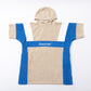 Saunner™️ Multi-Color Poncho - Blue/Beige