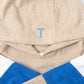 Saunner™️ Multi-Color Poncho - Blue/Beige