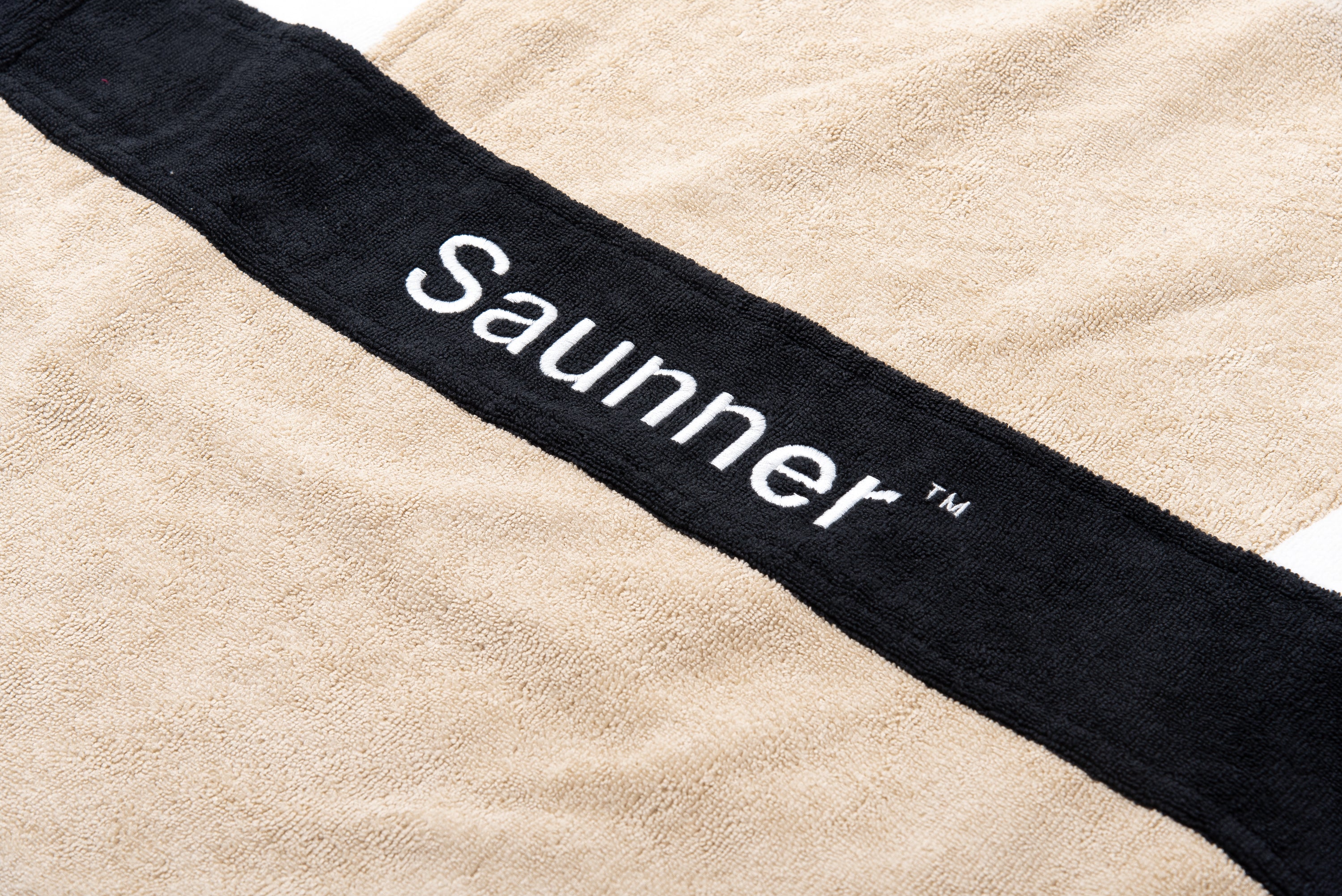 Saunner™️ Multi-Color Poncho - Black/Beige