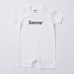 Saunner™️ Logo Rompers - White