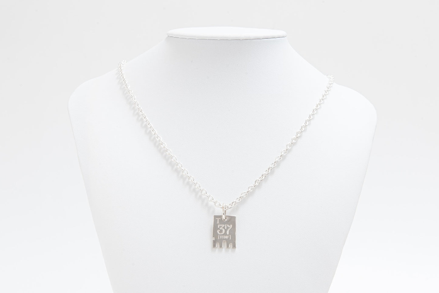 ［TTNE］Silver925 Necklace"Geta-Bako37"