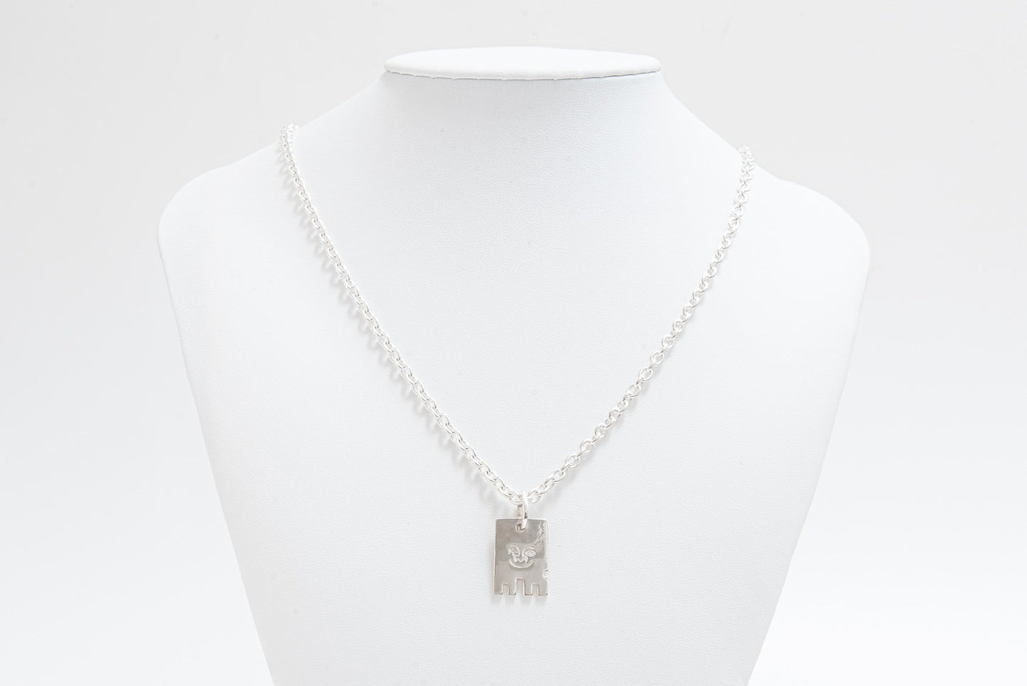 ［TTNE］Silver925 Necklace"Geta-Bako37"