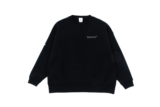 Saunner™️ Back to Black Crewneck Sweatshirt