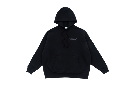 Saunner™️ Back to Black Hooded Sweatshirt