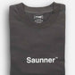 Saunner ™ Logo Long Sleeve Tee - Dark Gray