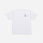 One-point Logo Tee"Repeat" White-Black
