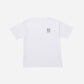 One-point Logo Tee"Repeat" White-Blue