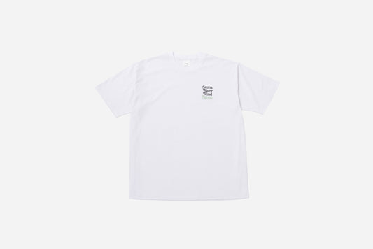 One-point Logo Tee"Repeat" White-Green